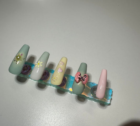 Summer press on nails